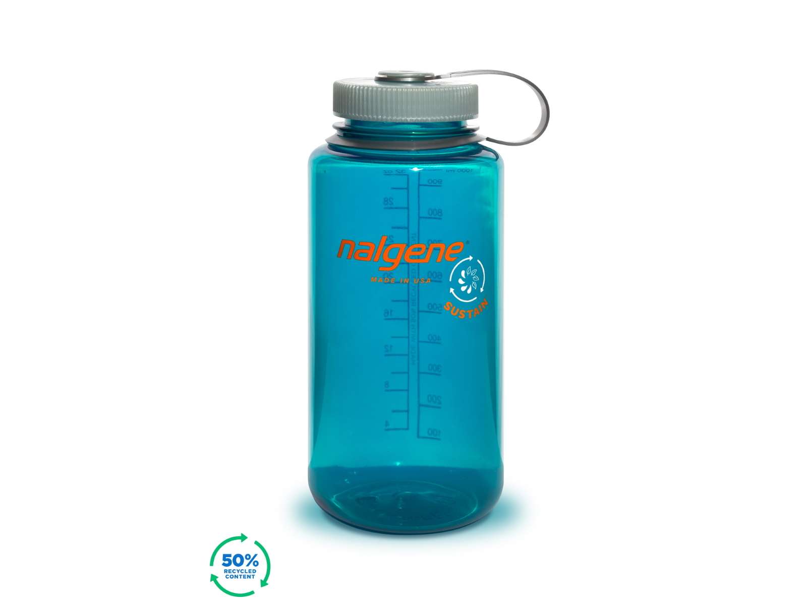 Nalgene Sustain Wide Mouth Bottle in Trout or Teal