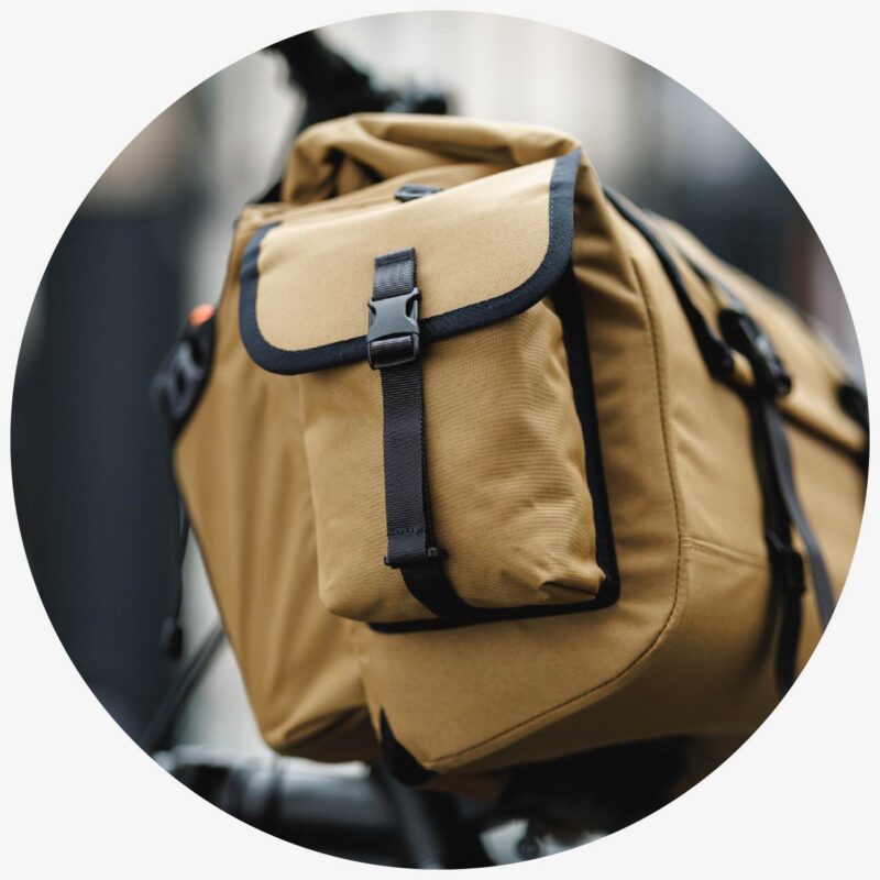 2x 1.2L Side Pockets with secure flap closure