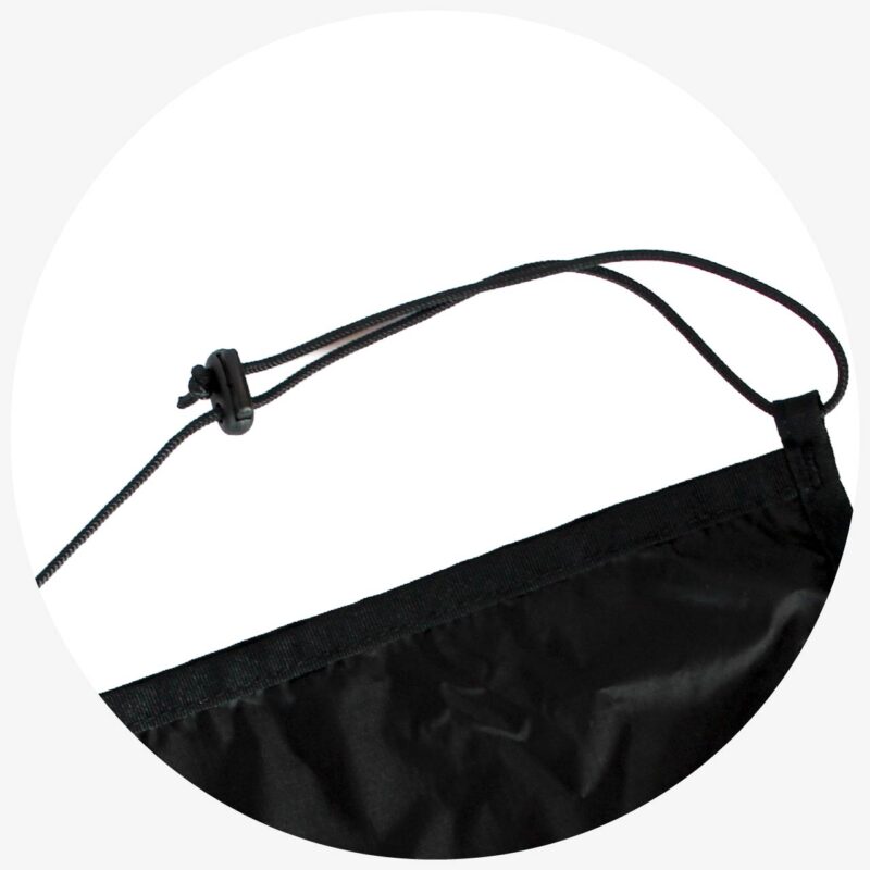 Adjustable cord strap for a dialed fit